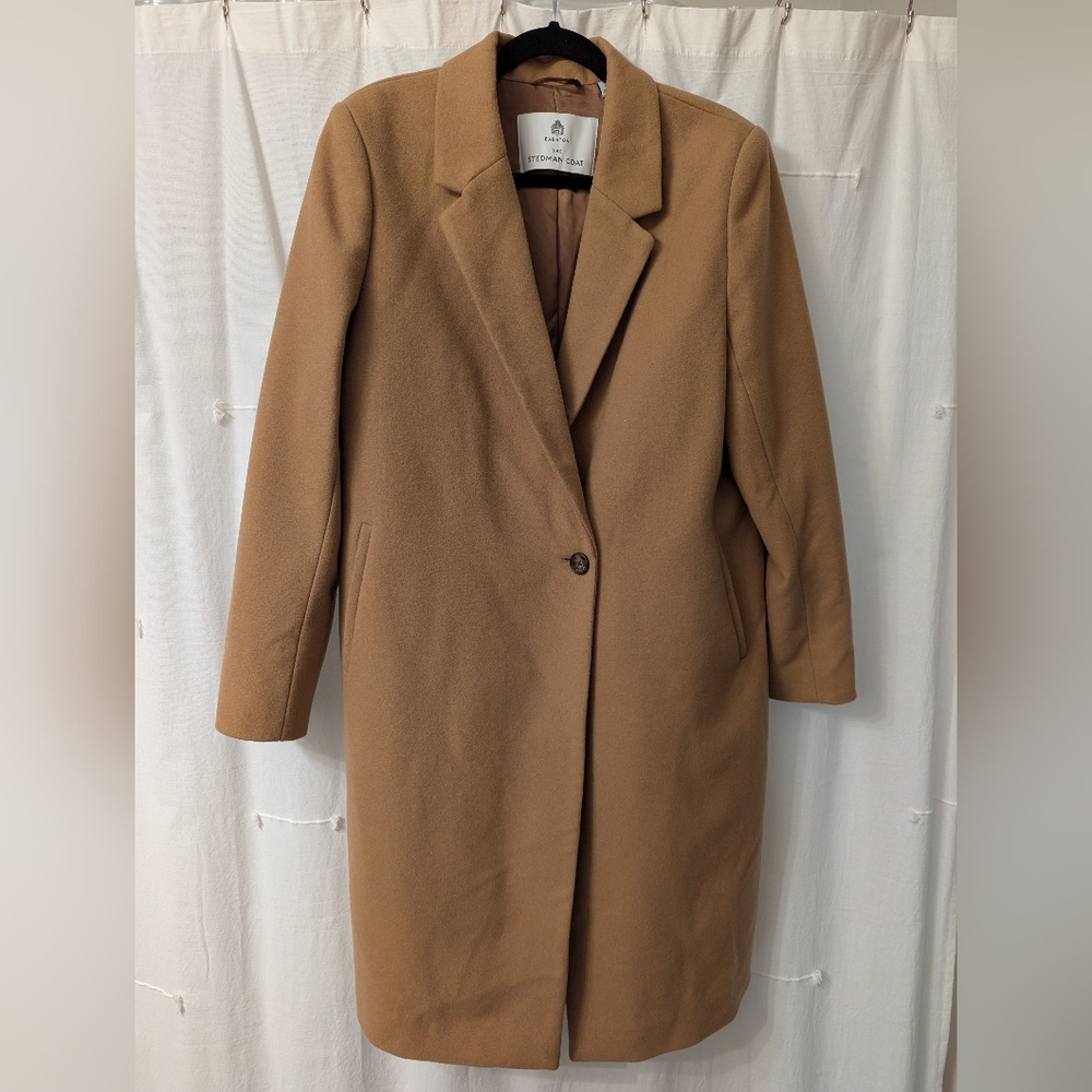 Babaton The New Stedman Coat in Virgin Wool - Gold Camel - Large